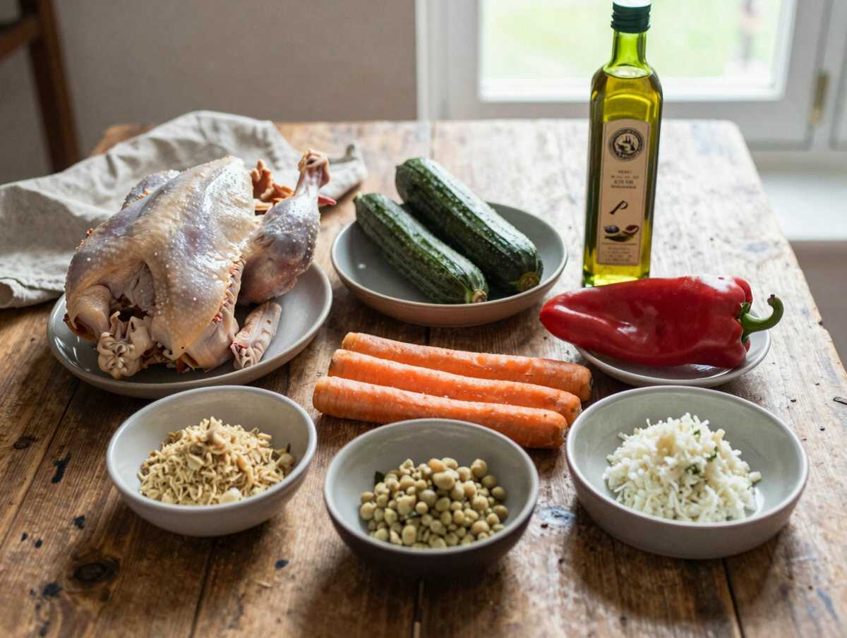 Gli ingredienti per Straccetti di Tacchino con Verdure Croccanti