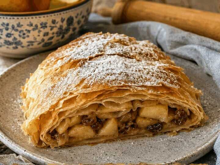Strudel di Mele Light con Pasta Fillo