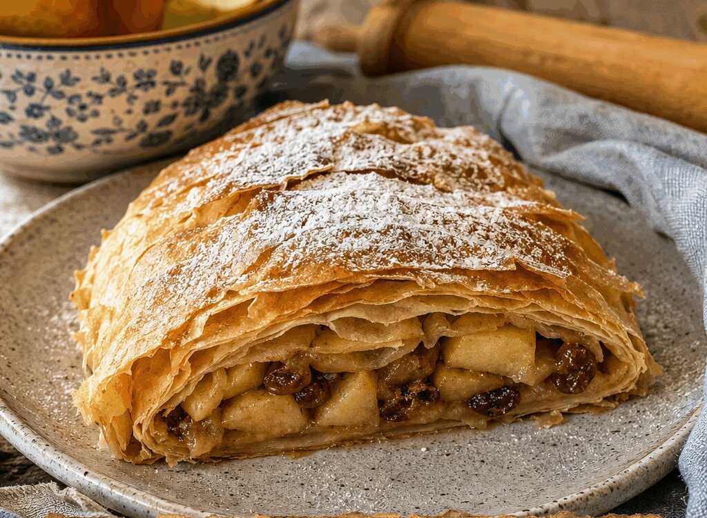 Strudel di Mele Light con Pasta Fillo