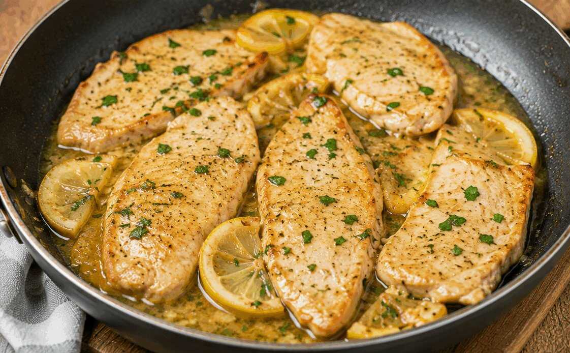 Tacchino al Limone in Padella: la Ricetta Leggera e Succosa Pronta in Soli 20 Minuti