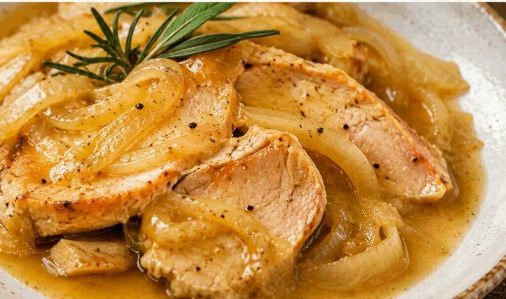Tacchino alla Canavesana con cipolle e vino bianco: ricetta piemontese