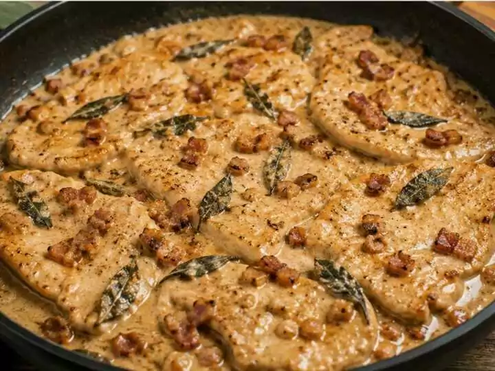 Tacchino alla perugina con salvia e pancetta (Umbria)