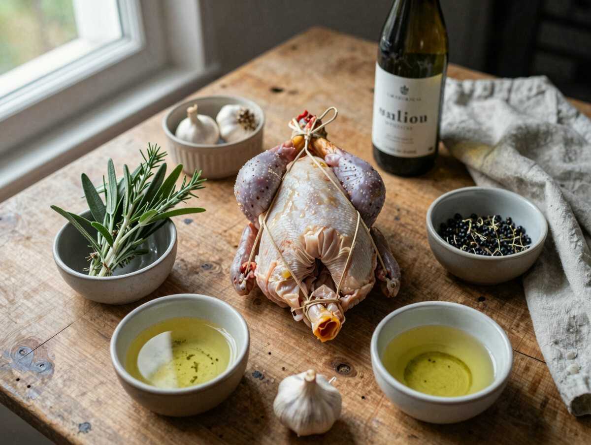 Gli ingredienti per Tacchino Arrosto alle Erbe Aromatiche