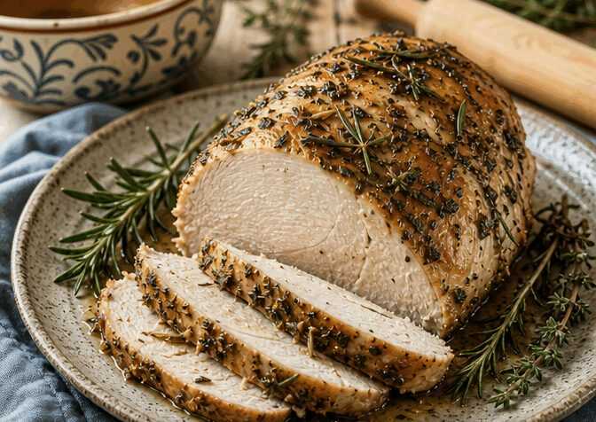 Tacchino Arrosto alle Erbe Aromatiche