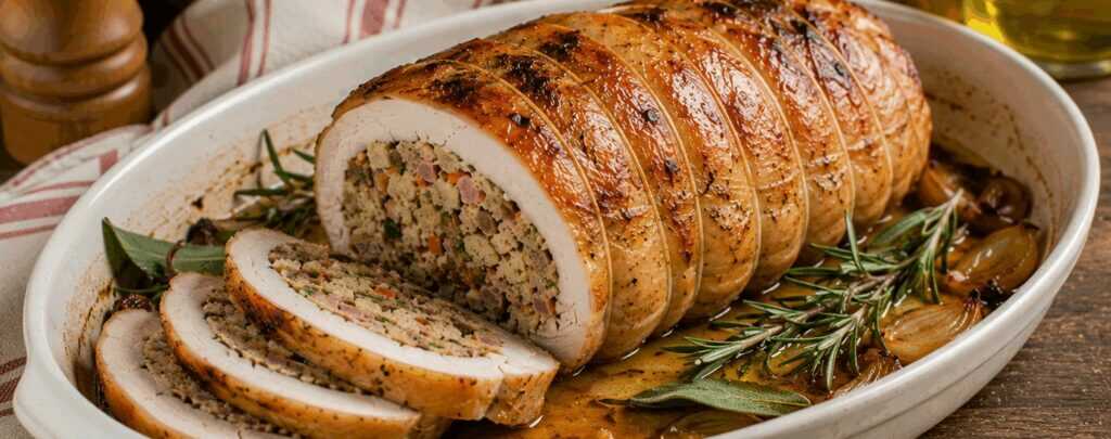 Tacchino Ripieno alla Lombarda – Ricetta Ricca e Saporita