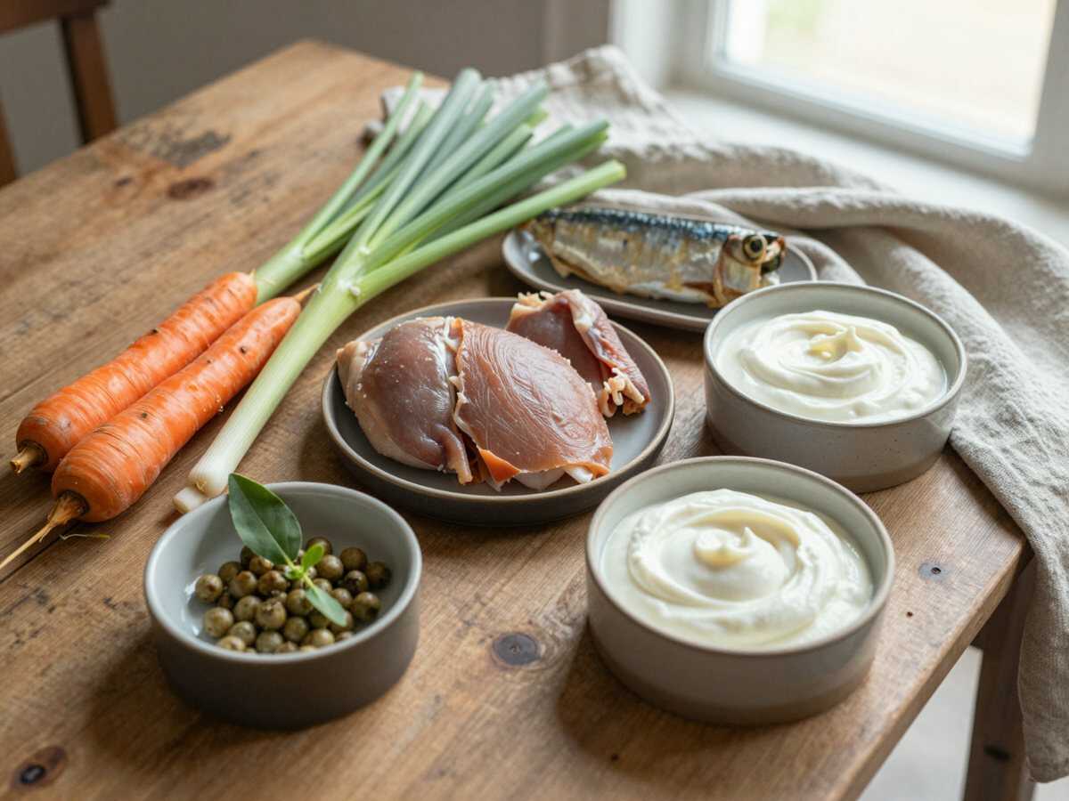 Gli ingredienti per Tacchino Tonnato Light Senza Maionese