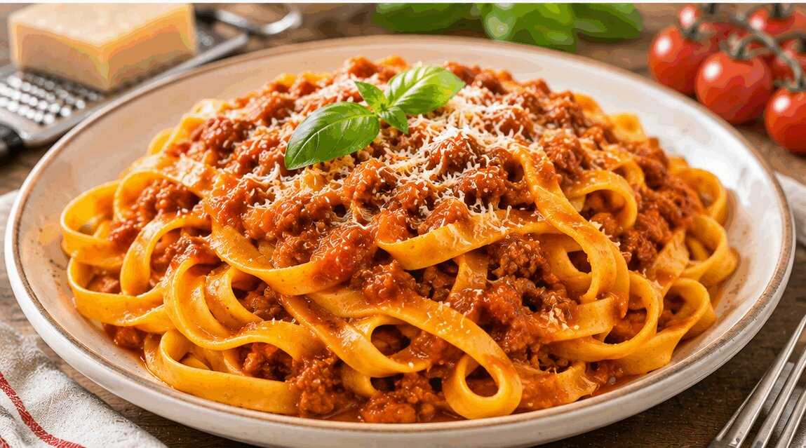 Tagliatelle al Ragù alla Bolognese: la Ricetta Classica Ricca di Sapore che Conquista Tutti