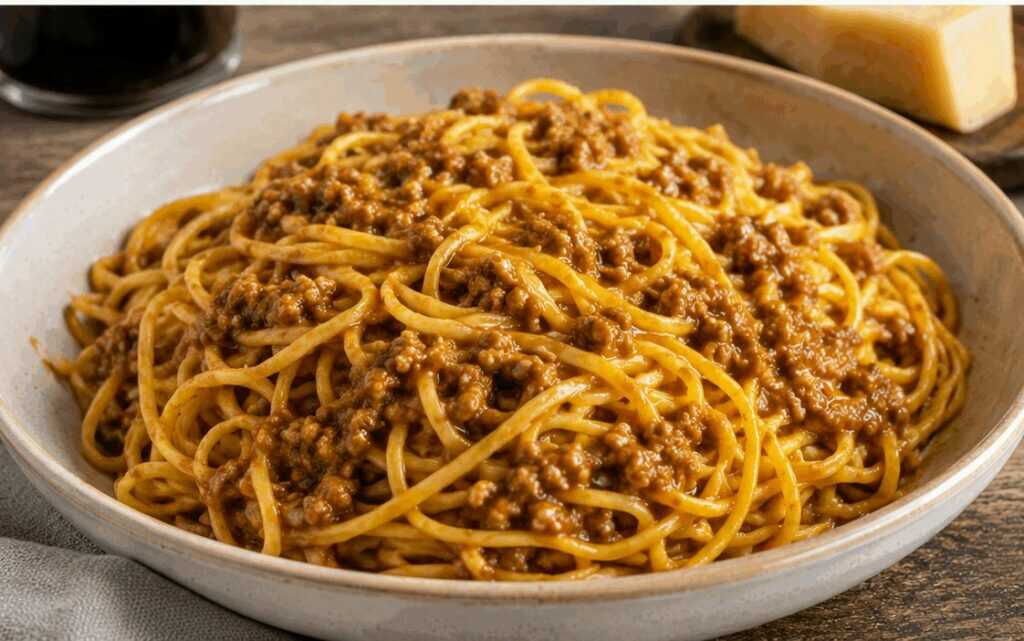 Tajarin al Sugo d’Arrosto – Piemonte