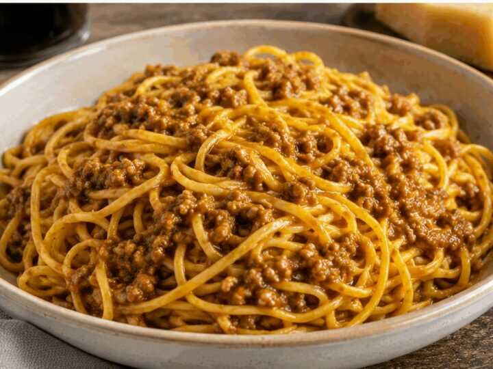 Tajarin al Sugo d’Arrosto – Piemonte