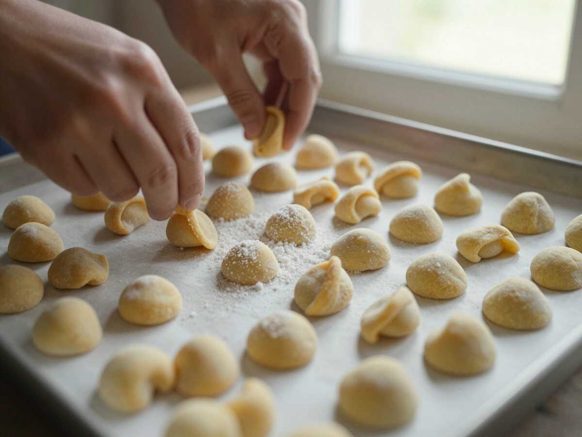 Lessali in acqua bollente — Taralli al finocchietto in formato mini per i bambini: meno sale e semi pestati