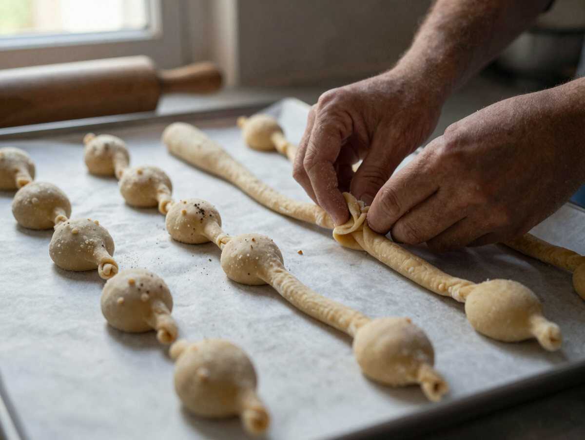 Forma i taralli — Taralli napoletani sugna e pepe perfetti per il buffet di compleanno