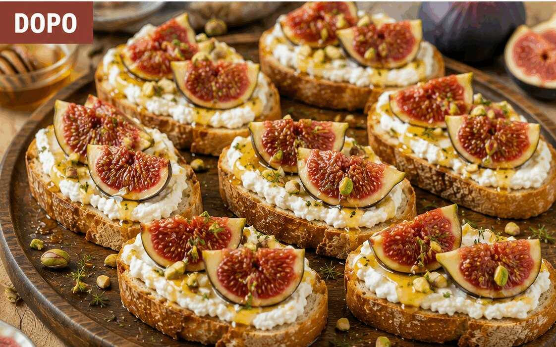 Tartine con Ricotta, Fichi e Miele: la Ricetta Dolce-Salata Raffinata e Irresistibile