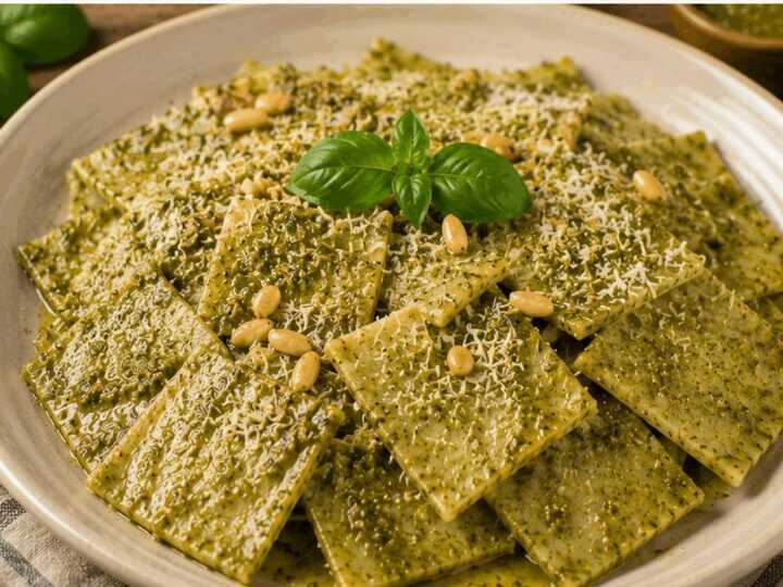 Testaroli al Pesto Ligure – Ricetta Tradizionale della Liguria