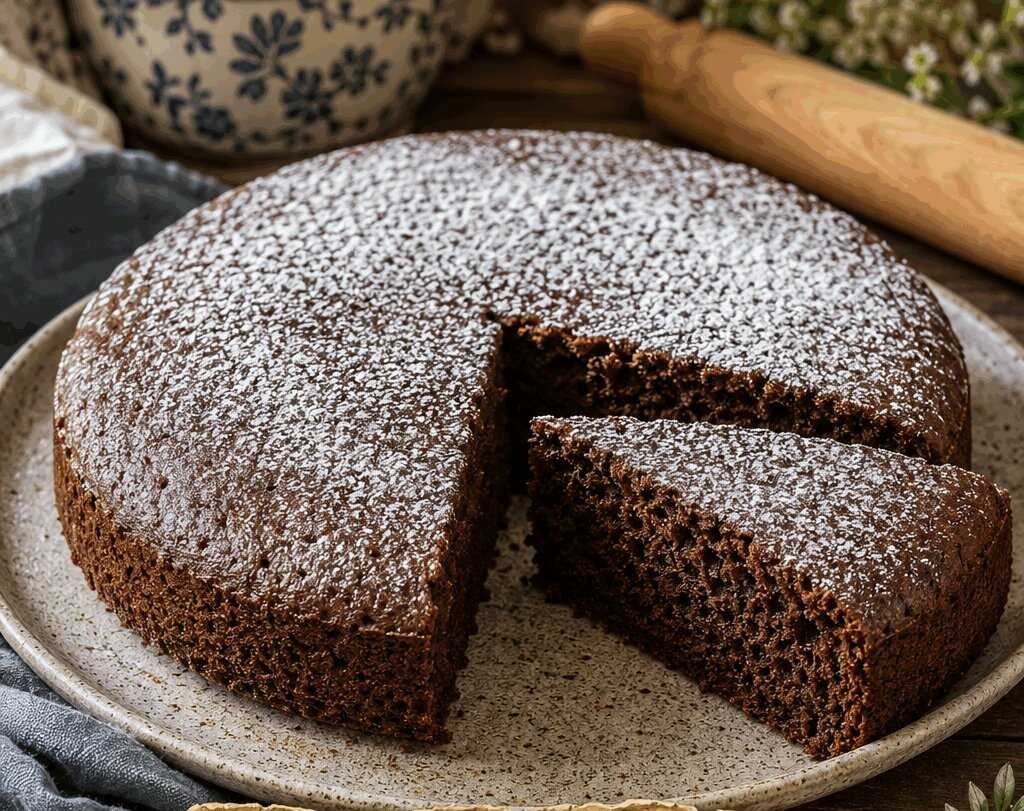 Torta all’Acqua al Cacao Senza Uova e Burro