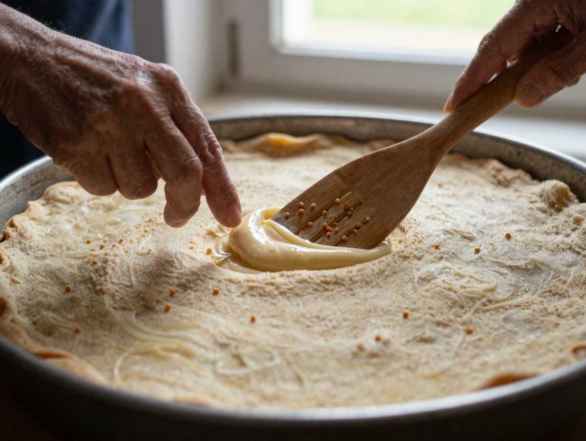 4. Farcire la torta — Torta della Nonna con Crema e Pinoli: la Ricetta Tradizionale Friabile e Profumata