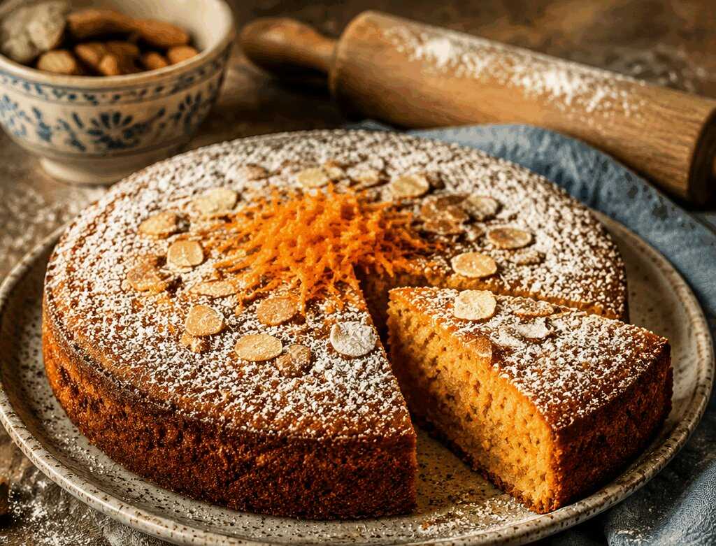 Torta di Carote e Mandorle Senza Farina