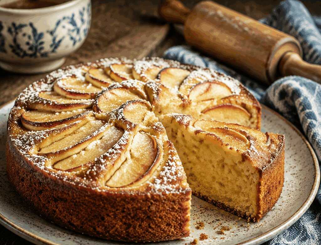 Torta di Mele e Yogurt Senza Olio e Burro