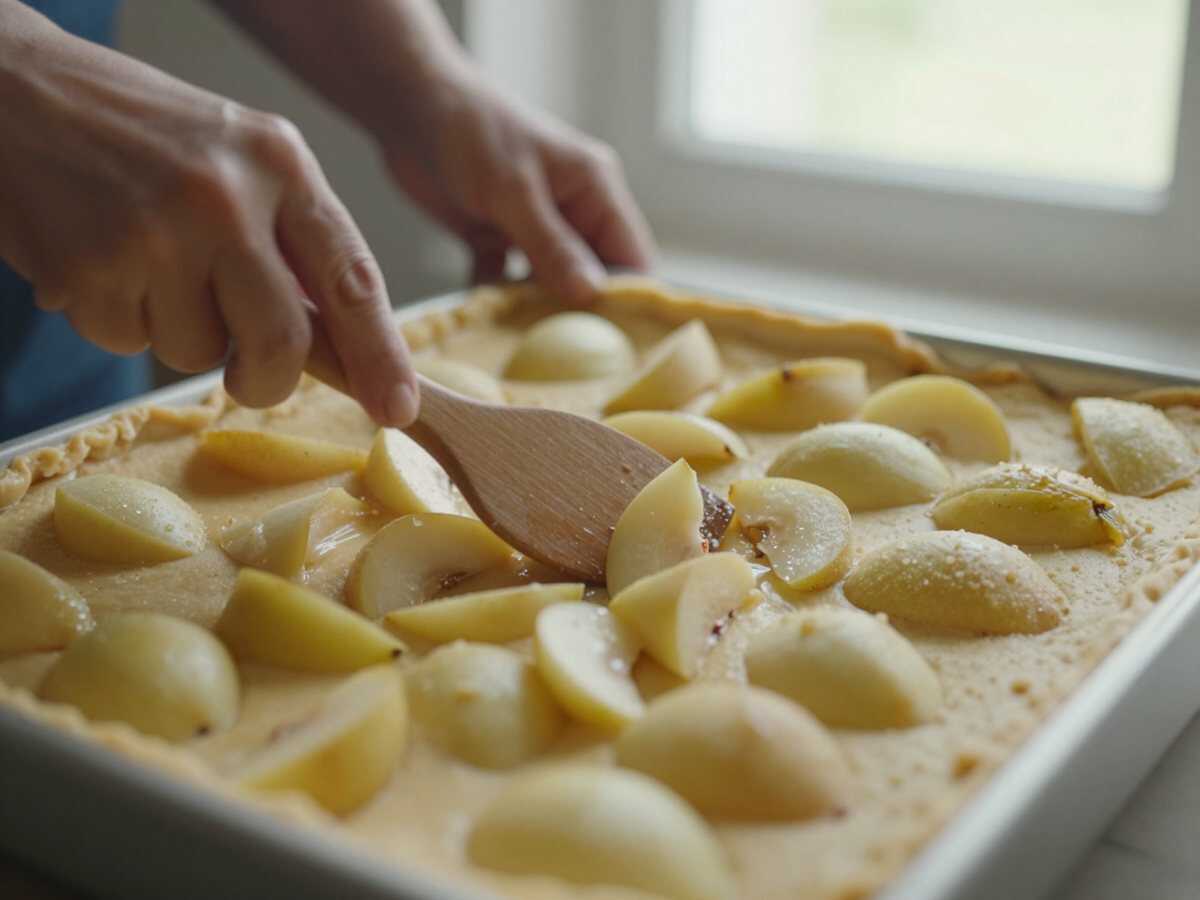 4. Unire le mele — Torta di Mele Soffice della Nonna: la Ricetta Alta e Profumata che Piace a Tutta la Famiglia