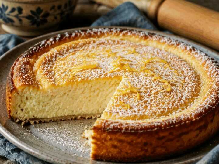 Torta di Ricotta e Limone Cremosa