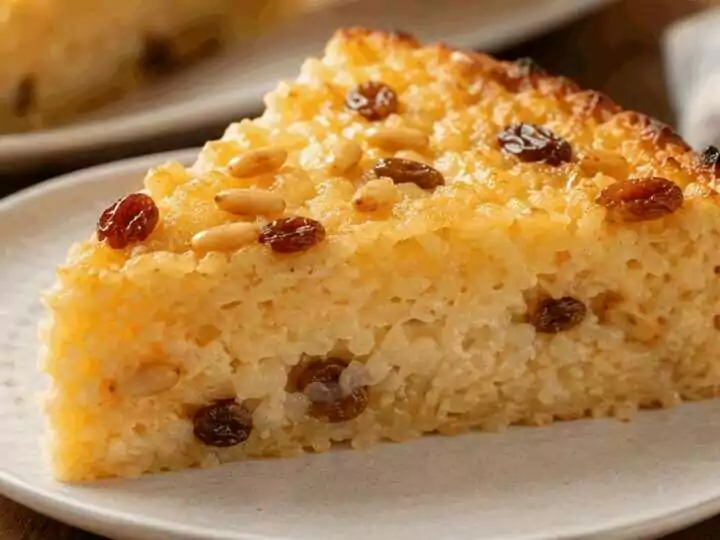 Torta di riso dolce bolognese (Emilia-Romagna)