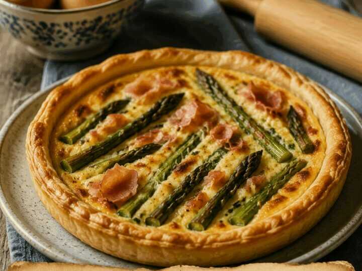 Torta salata asparagi e prosciutto: il segreto per un buffet da vera padrona di casa