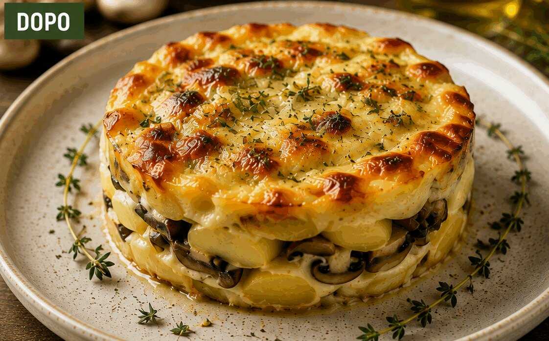 Tortino di Patate e Funghi: la Ricetta Morbida e Gustosa Ideale come Antipasto Caldo