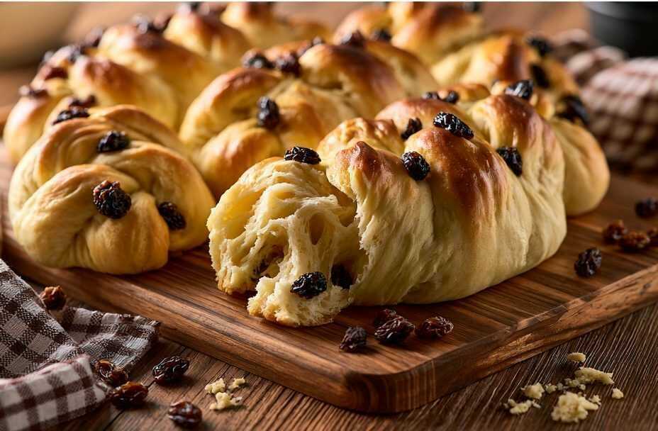 Treccine all’uvetta sofficissime: spariranno in un attimo e hanno solo 200 kcal!
