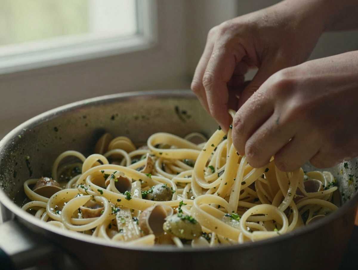 Cuocete patate, fagiolini e trofie — Trofie al Pesto con Fagiolini e Patate