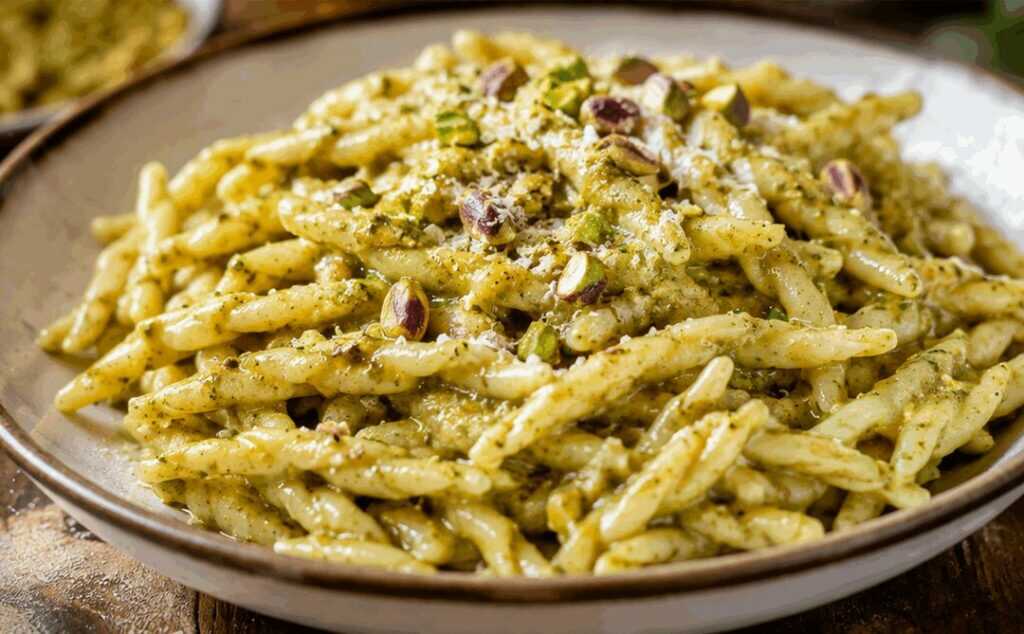 Trofie al Pesto di Pistacchi
