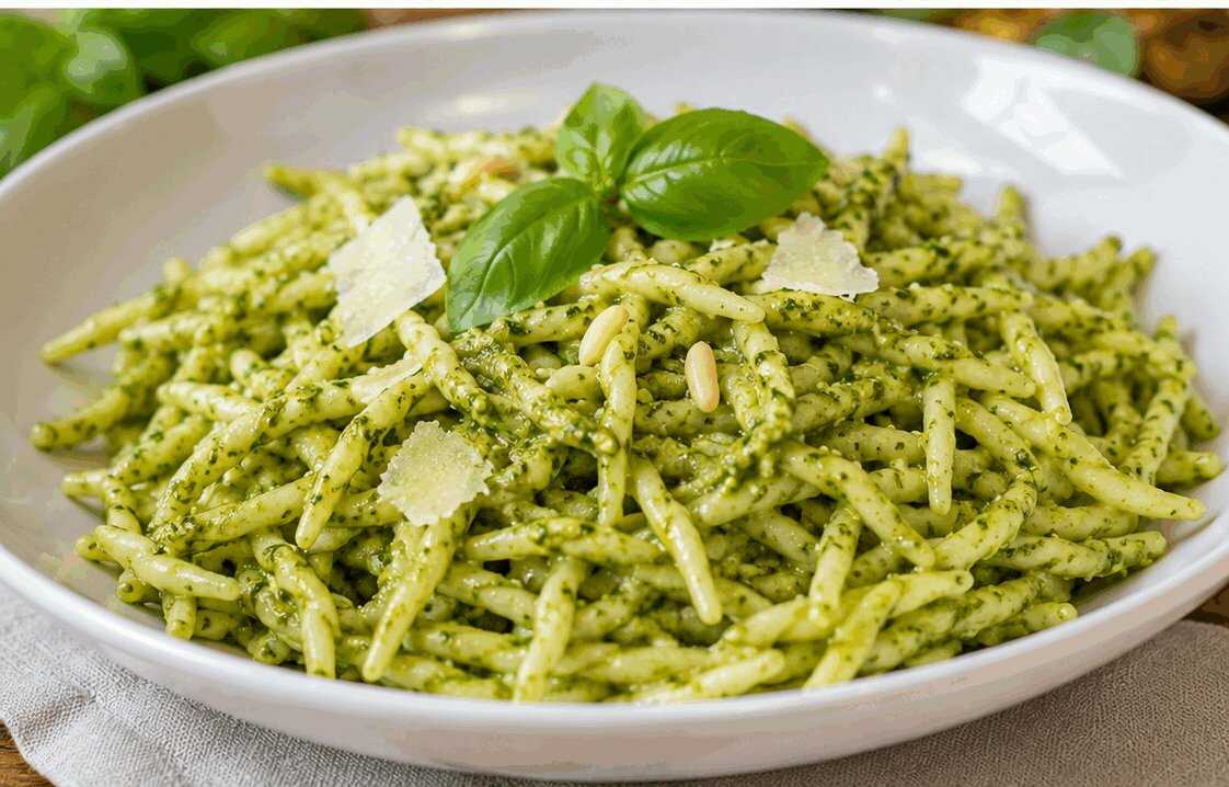 Trofie al Pesto Genovese: la Ricetta Classica Ligure Cremosa e Ricca di Profumo