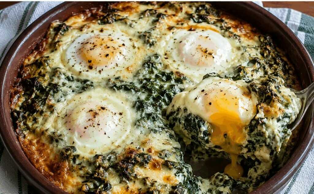 Uova alla Fiorentina con Spinaci e Besciamella – Toscana