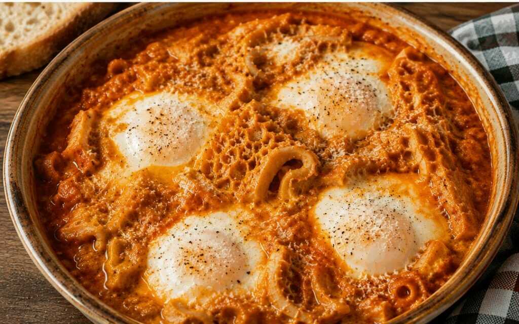 Uova in trippa alla romana