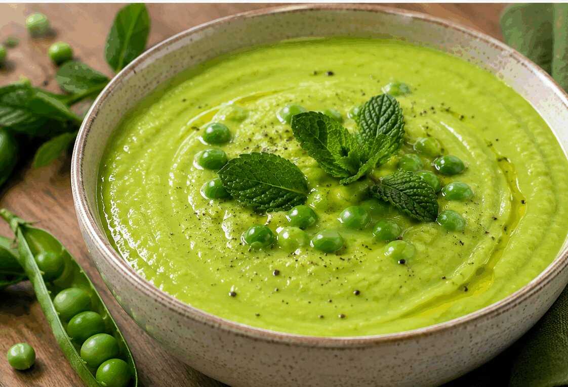 Vellutata di Piselli e Menta: la Ricetta Cremosa e Leggera Perfetta per Ogni Stagione