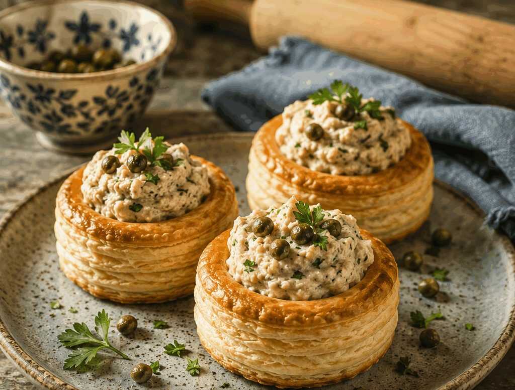 Vol-au-vent con mousse di tonno, la ricetta che sta spopolando su Pinterest