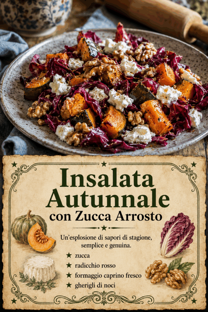Insalata Autunnale con Zucca Arrosto