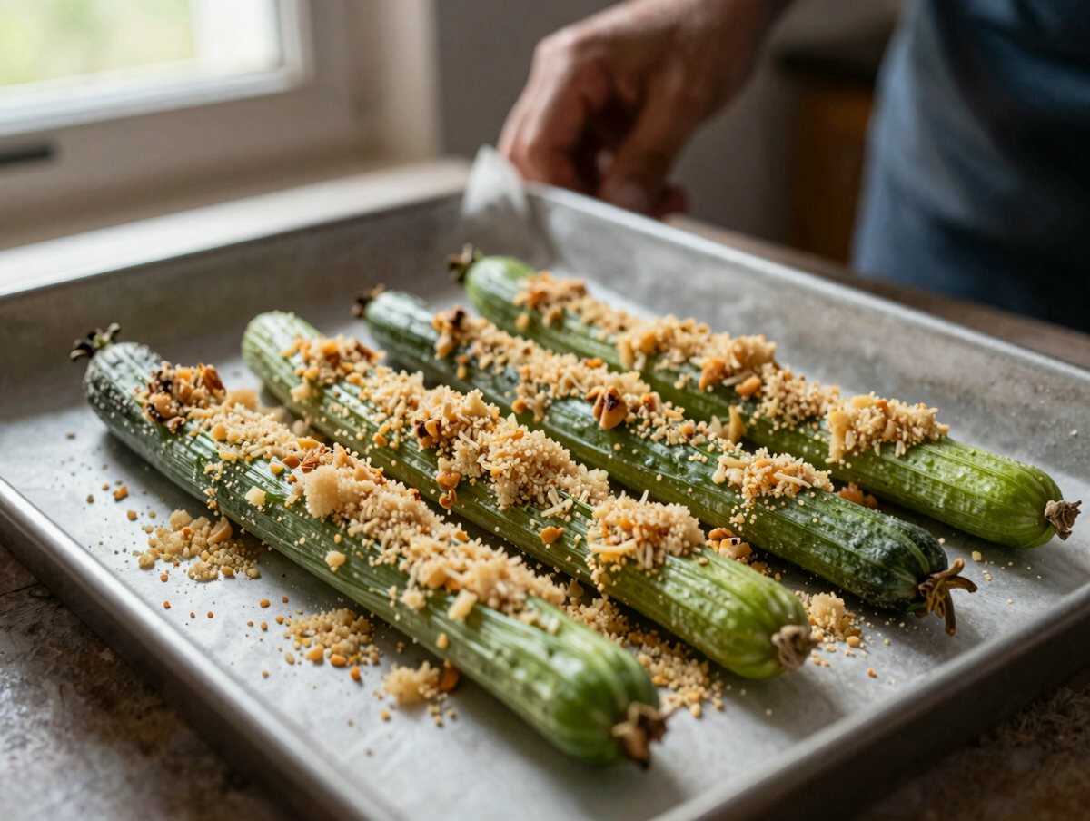 3. Impanate le zucchine — Zucchine al forno con pangrattato e parmigiano