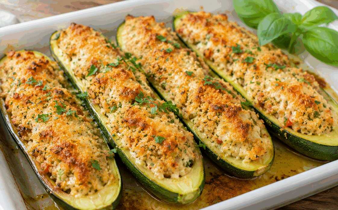 Zucchine Ripiene Light al Forno: la Ricetta Leggera e Saporita Perfetta per Tutta la Famiglia