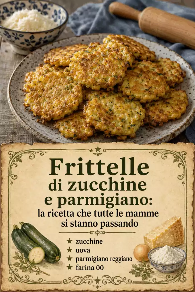 Frittelle di zucchine e parmigiano in versione mini per i bambini, anche al forno