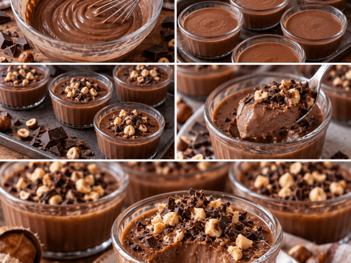 Budino Cremoso alle Castagne con Cioccolato Fondente e Nocciole – Piemonte