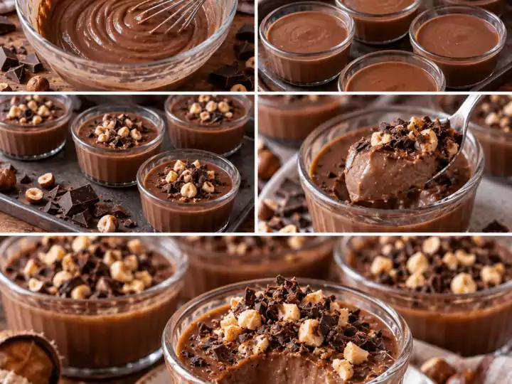 Budino Cremoso alle Castagne con Cioccolato Fondente e Nocciole – Piemonte