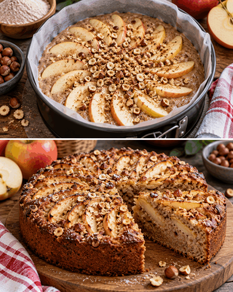 Torta Rustica di Mele, Nocciole e Grano Saraceno – Trentino-Alto Adige