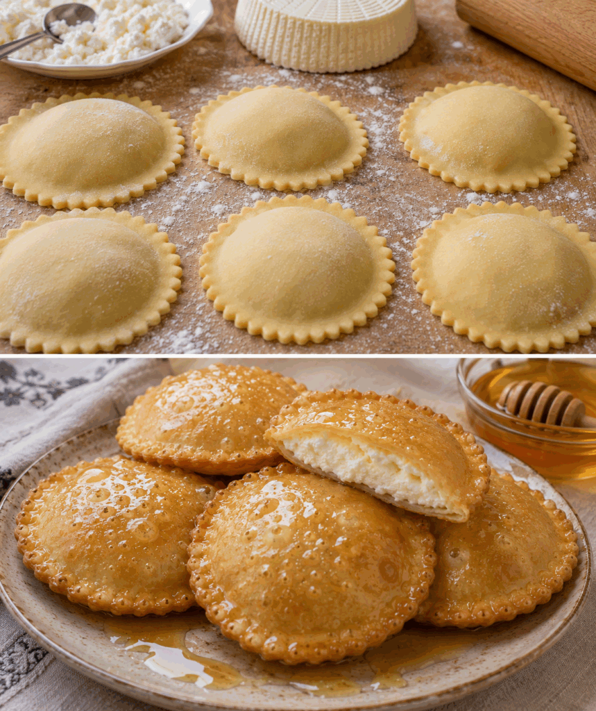 Seadas Sarde con Pecorino e Miele – Sardegna