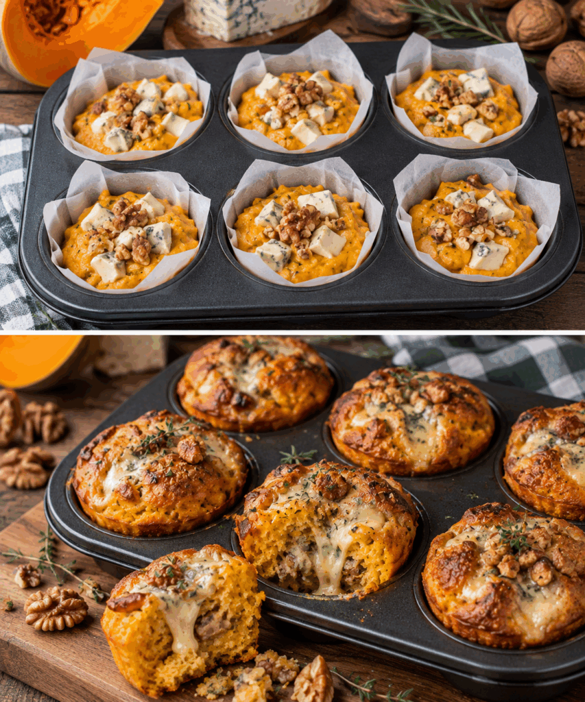 Tortini di Zucca con Gorgonzola e Noci – Lombardia