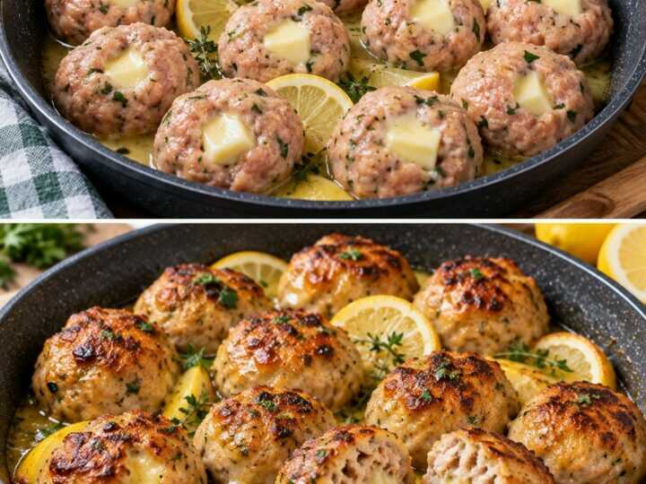 Polpette di Tacchino al Limone con Cuore di Scamorza