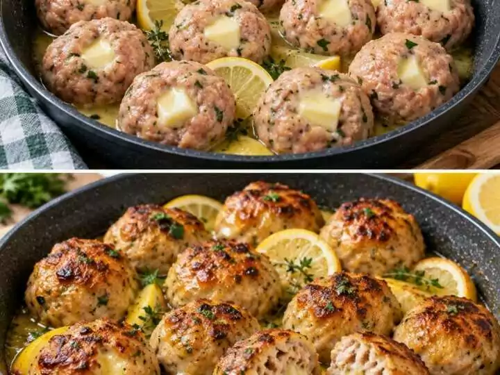 Polpette di Tacchino al Limone con Cuore di Scamorza