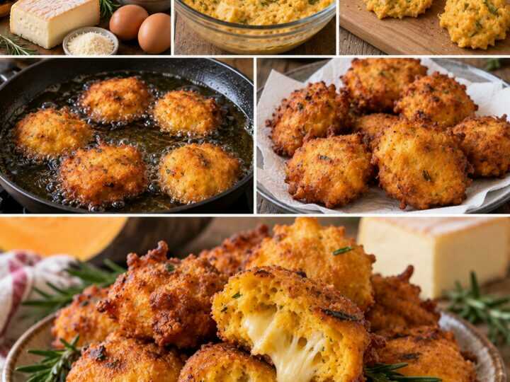 Frittelle Salate di Zucca con Taleggio e Rosmarino – Lombardia