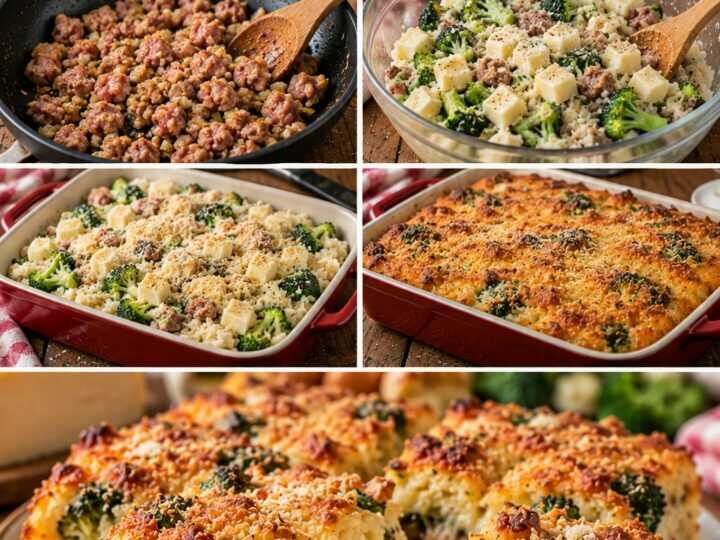 Sformato di Riso con Broccoli, Scamorza Affumicata e Salsiccia – Campania