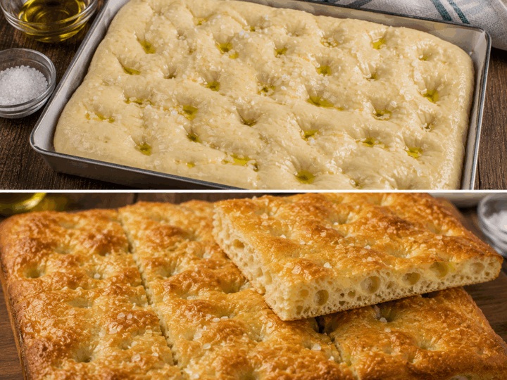 Focaccia di Voltri con Olio Extravergine e Sale Grosso – Liguria