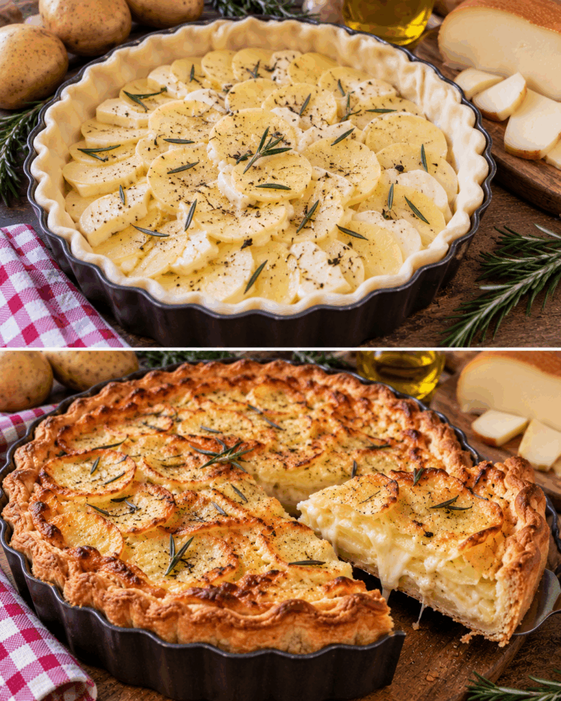 Torta Salata di Patate, Scamorza e Rosmarino – Abruzzo