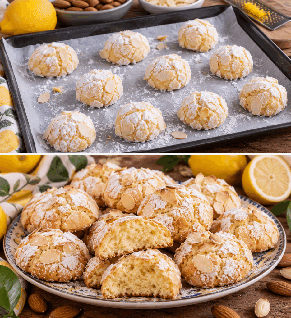 Biscotti Morbidi al Limone e Mandorle – Sicilia